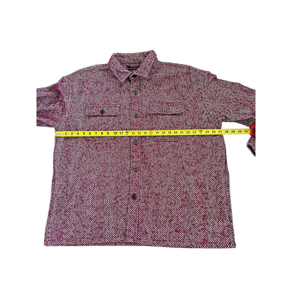 Houston White Adult Herringbone Shacket Size XXL - Picture 5 of 9